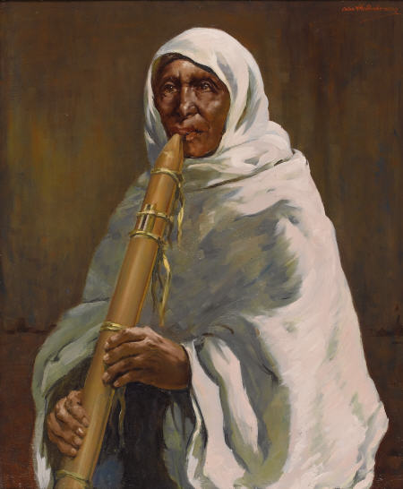 Indian Flute by Odon Hullenkremer - Auction record, sale price, and art valuation. Compare with similar artists and explore comparable artworks.