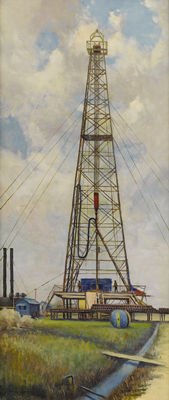 Oil Derrick by Rolla Sims Taylor - Auction record, sale price, and art valuation. Compare with similar artists and explore comparable artworks.