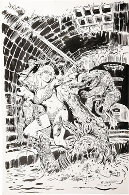 #6 Red Sonja Cover