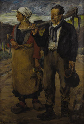 Sample artwork by Willi Hans Burger-Willing (1882 - 1969), known for landscape, animal, and genre painting - View similar artists and auction records