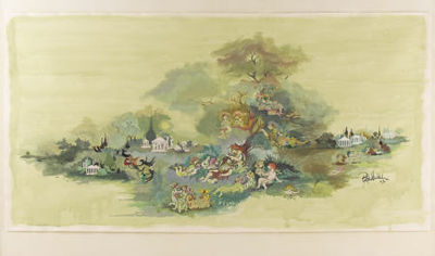 Midsummer Night's Dream by Bjorn Wiinblad - Auction record, sale price, and art valuation. Compare with similar artists and explore comparable artworks.