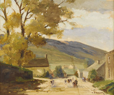Sample artwork by Gordon Clifford Barlow (1913 - 2005), known for painting - View similar artists and auction records