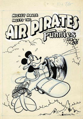 Air Pirates Funnies #1 Cover Original Art by Bobby London - Auction record, sale price, and art valuation. Compare with similar artists and explore comparable artworks.