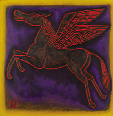 Sample artwork by Perry Nichols (Born 1981), known for plein air landscape, still life and abstract painting, assemblages - View similar artists and auction records