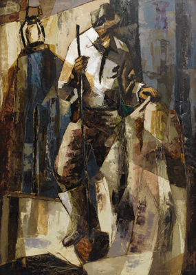 Untitled Workman with Shovel, 1953