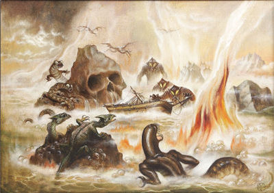 Skull Island, original illustration