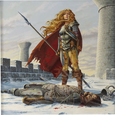 Death of Sturm, original illustration