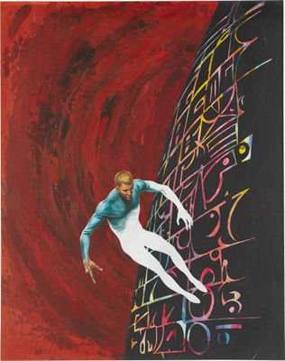Solar Lottery, 1968, original paperback cover illustration