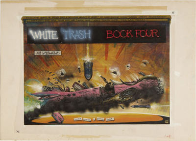 WHITE TRASH BOOK FOUR, SPLASH PAGE 3 by Martin Emond - Auction record, sale price, and art valuation. Compare with similar artists and explore comparable artworks.