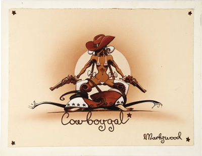 COWBOYGAL ILLUSTRATION ORIGINAL ART