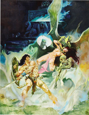 CONAN THE BARBARIAN PAINTING