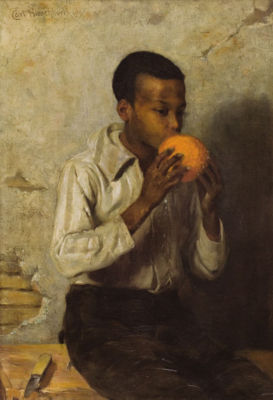 The Orange, 1891 by Carl Hirschberg - Auction record, sale price, and art valuation. Compare with similar artists and explore comparable artworks.