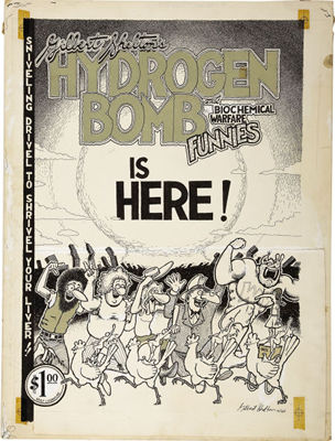 Hydrogen Bomb and Warfare Funnies Spalsh Page