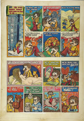 Complete 1-Page Story Original Art (Cavalier, 1969).