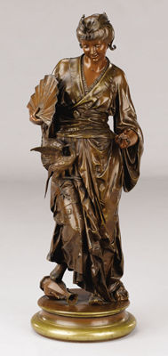 Sample artwork by Vincent-Désire Faure de Brousse (1876 - 1900), known for figurative sculptures influenced by the florentine renaissance - View similar artists and auction records