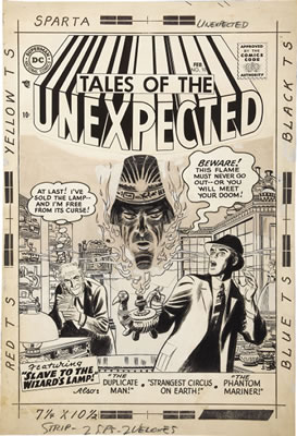 TALES OF THE UNEXPECTED #10 COVER ART by Mort Meskin - Auction record, sale price, and art valuation. Compare with similar artists and explore comparable artworks.