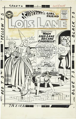 Superman's Girl Friend Lois Lane #48 Cover Original Art (DC, 1964). by Kurt Schaffenberger - Auction record, sale price, and art valuation. Compare with similar artists and explore comparable artworks.