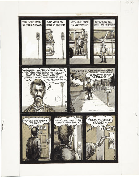Deviant Slice #2 Complete 14-page Story "Vince Shazam" Original Art (Print Mint, 1973)