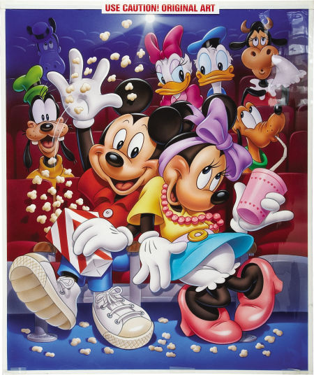 Mickey and the Gang Promotional Illustration Original Art (Disney, 1985) by Rick Brown - Auction record, sale price, and art valuation. Compare with similar artists and explore comparable artworks.