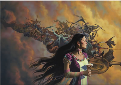Sword of the Deceiver, book cover, 2006 by Romas Kukalis - Auction record, sale price, and art valuation. Compare with similar artists and explore comparable artworks.