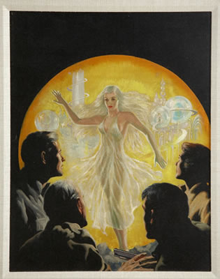 Earth's Last Citadel, Fantastic Novels cover, July 1950 by Lawrence Stevens - Auction record, sale price, and art valuation. Compare with similar artists and explore comparable artworks.