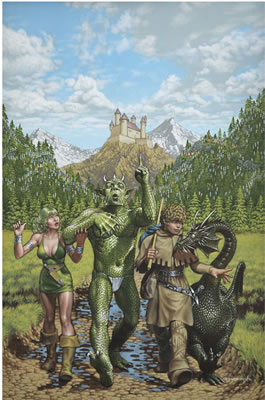 Another Fine Myth, book cover, 1981 AND a copy of the book