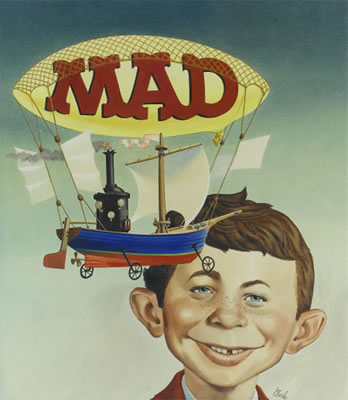 THE WORST FROM MAD #8 COVER PAINTING