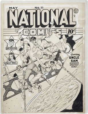 NATIONAL COMICS #11 UNCLE SAM COVER (Quality, 1941) by Lou Fine - Auction record, sale price, and art valuation. Compare with similar artists and explore comparable artworks.