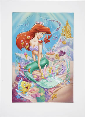 The Little Mermaid Promotional Poster Illustration Original Art (Disney, 1989) by Rick Brown - Auction record, sale price, and art valuation. Compare with similar artists and explore comparable artworks.