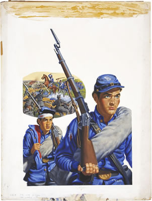 CLASSICS ILLUSTRATED SPECIAL ISSUE #162 A WAR BETWEEN THE STATES COVER