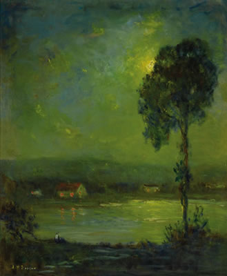 SUNSET ACROSS THE LAKE