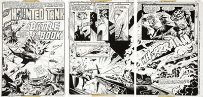 G.I. Combat #208 Complete 12-page story "Battle By the Book" Original Art (DC, 1978)....