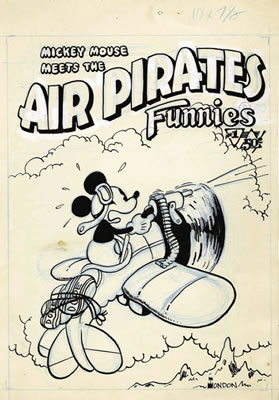 Air Pirates Funnies #1 Cover by Bobby London - Auction record, sale price, and art valuation. Compare with similar artists and explore comparable artworks.