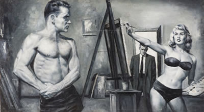 Sample artwork by Ed Balcourt (Born 1922), known for illustration-magazine - View similar artists and auction records
