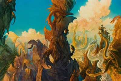 The Cygnet and the Firebird, paperback cover illustration, 1993