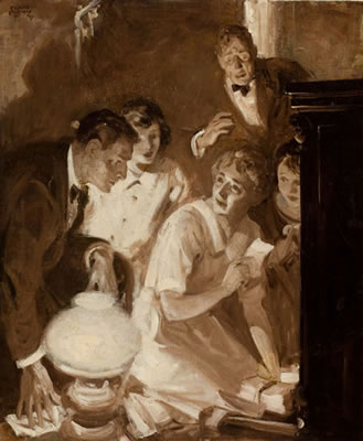 Story illustration, 1927 by Clark Agnew - Auction record, sale price, and art valuation. Compare with similar artists and explore comparable artworks.
