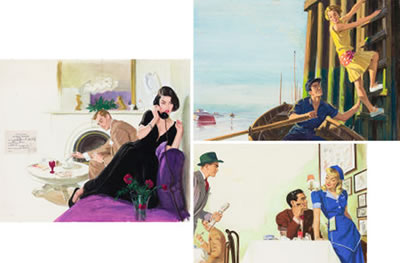 McCall's illustration group, August 12, 1948