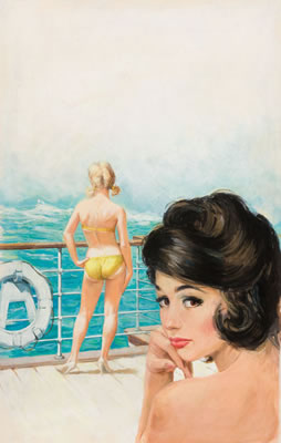 Voluptuous Voyage, paperback cover, 1962 by Bruce Minney - Auction record, sale price, and art valuation. Compare with similar artists and explore comparable artworks.