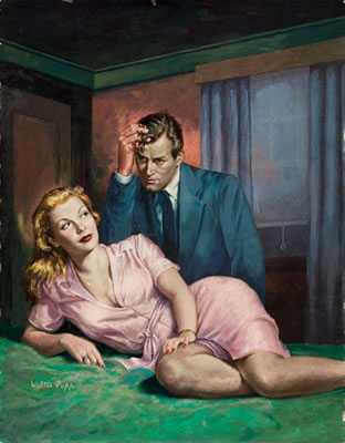 The Ship's Doctor, digest cover, 1954