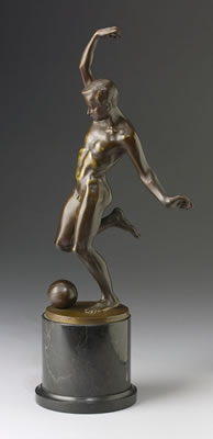 Nude Playing Football