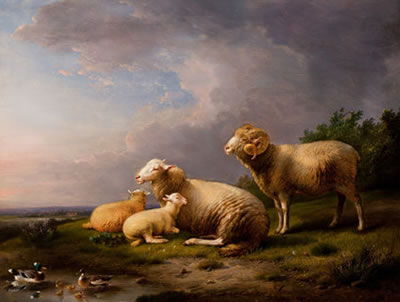 Landscape with Sheep, 1882