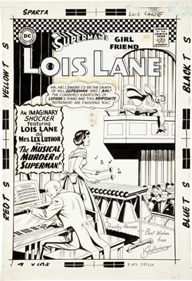 Superman's Girl Friend Lois Lane #65 Cover Original Art (DC, 1965)....