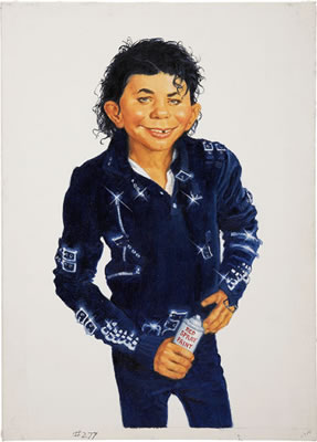 Mad #277 Michael Jackson Cover Original Art (EC, 1988)....