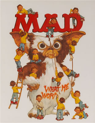 Mad #298 Gremlins II Cover Original Art (EC, 1990)....