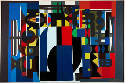 Sample artwork by Auguste F Harzic (1902 - 1988), known for painting - View similar artists and auction records