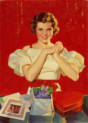 Sample artwork by Frederick Sands Brunner (1886 - 1954), known for figure-female, genre, illustration - View similar artists and auction records