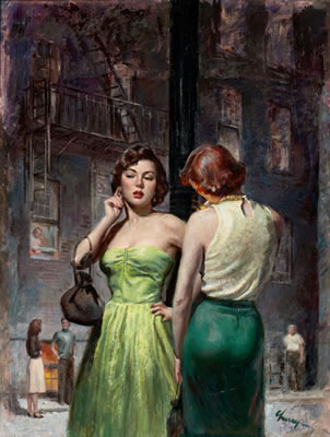 Back Alley Chat, paperback cover, c. 1950s