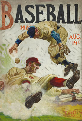 Baseball Magazine cover, August 1917