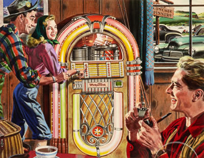 It's Fun to Play, Wurlitzer ad illustration 1015