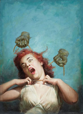 The Mystery of the Blue Train, paperback cover, 1956
